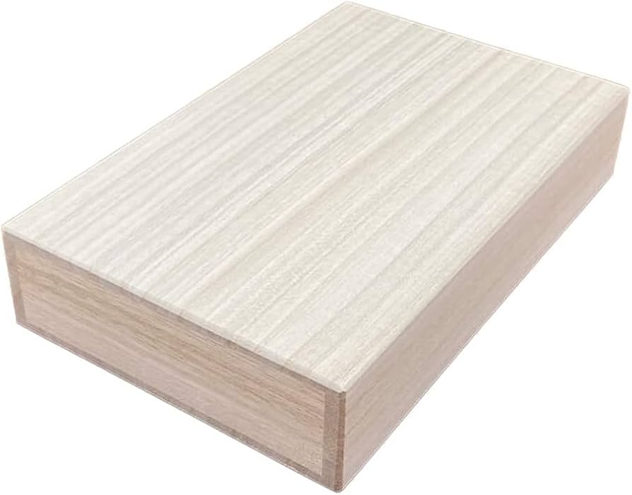 送料無料　コレクター放出　小面根付　桐箱付　幅4ｃｍ 増田桐箱店 桐箱 Mサイズ W27.2cm×D20.4cm×H5.7cm 長方形 木箱